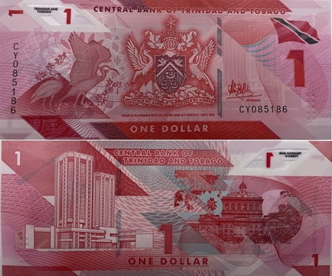 Trynidad i Tobago banknot 1 dolar 2020