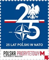 Koperta FDC 25 lat Polski w NATO 2024