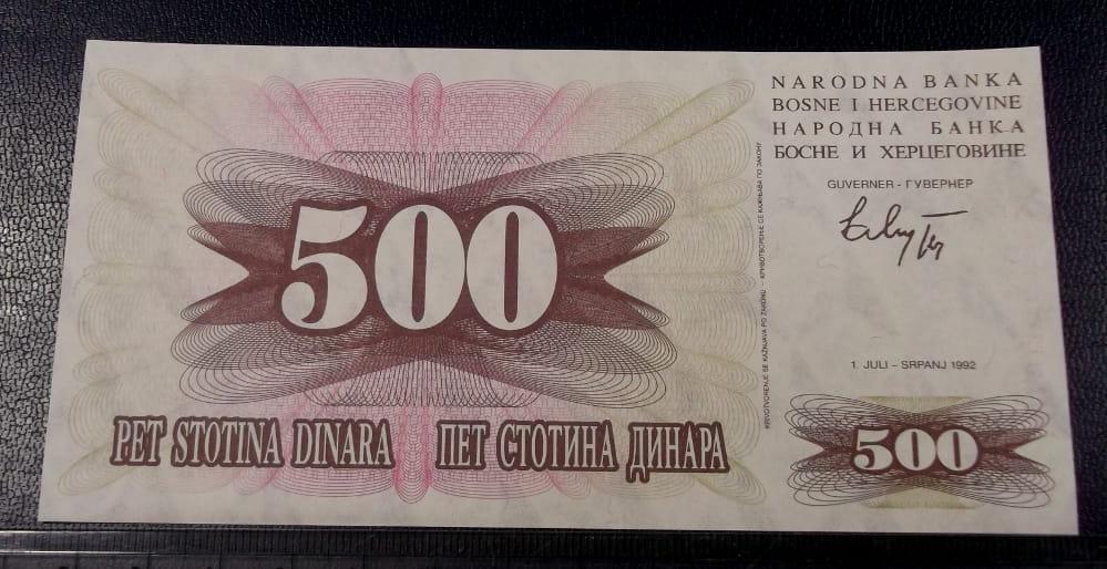 500 dinarów BOŚNIA I HERCEGOWINA