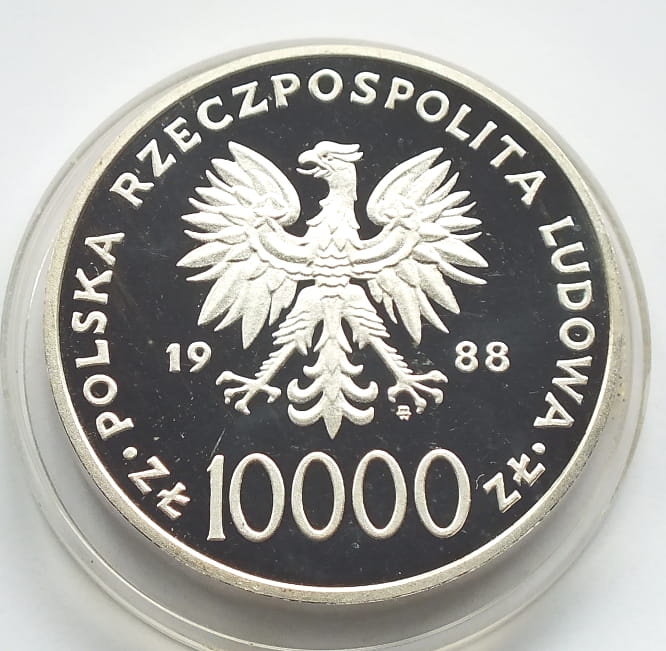 10000 zł X lat Pontyfikatu 1988