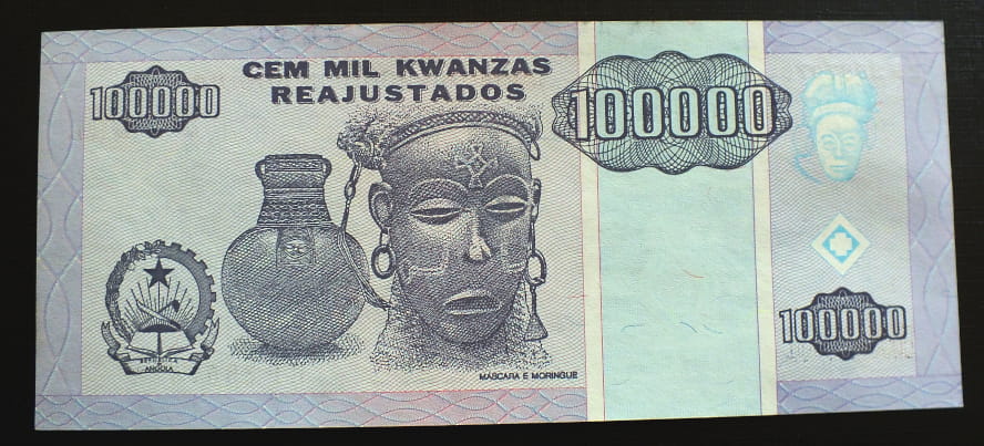 100000 Kwanzas - Angola