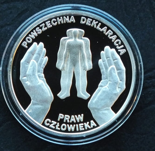 10 zł 50. rocznica przyjęcia przez ONZ Powszechnej Deklaracji Praw Człowieka