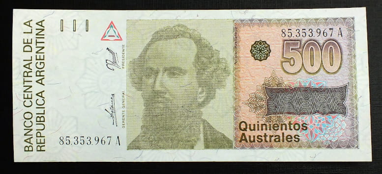 500 australi ARGENTYNA