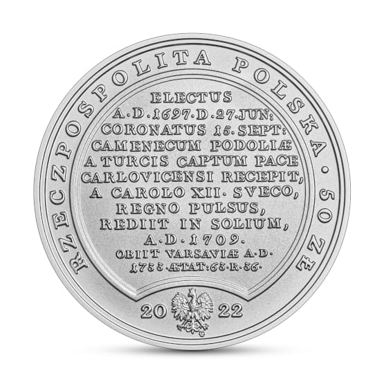 50 zł Skarby Stanisława Augusta – August II Mocny