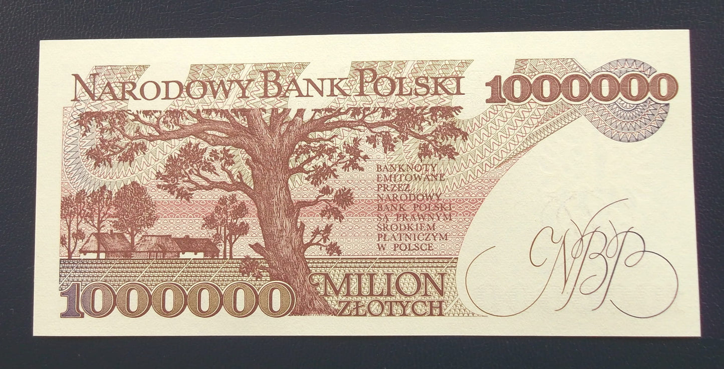 1000000 zł Władysław REYMONT 1991 UNC