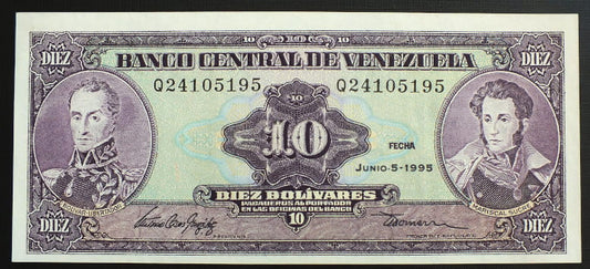 10 Bolivares - Wenezuela 1986 r.