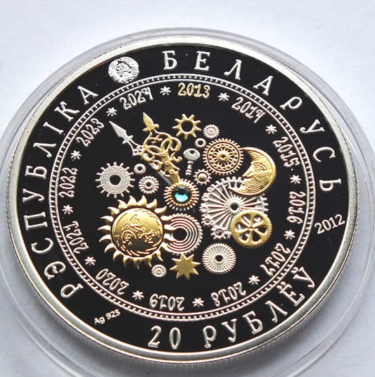 20 rubli ROK WĘŻĄ BIAŁORUŚ
