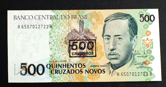 500 cruzeiros -  BRAZYLIA 1990 r.