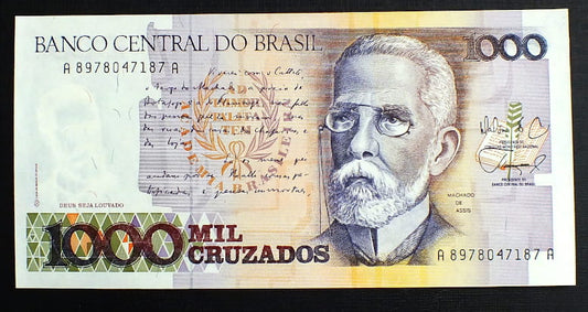 1000 cruzados - BRAZYLIA 1988 r.