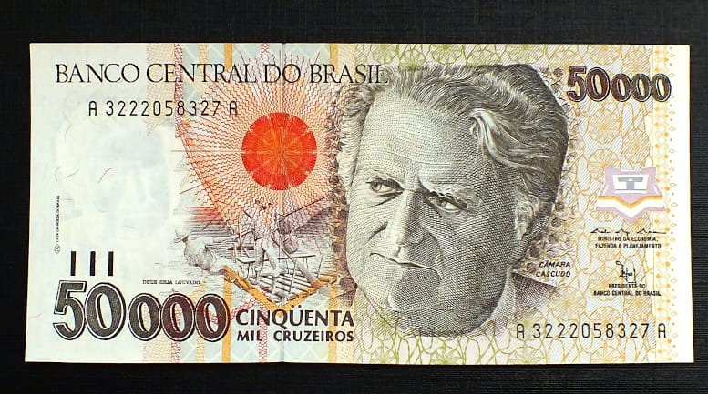 50000 Cruzeiros - Brazylia 1992 r.