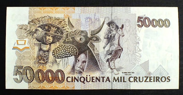 50000 Cruzeiros - Brazylia 1992 r.