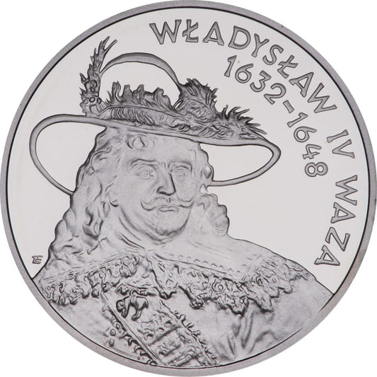 10 zł Władysław IV Waza (1632 - 1648) - popiersie