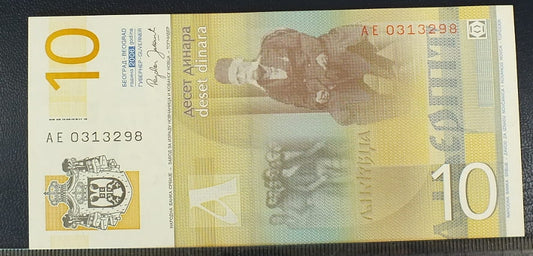 10 Dinarów - Serbia