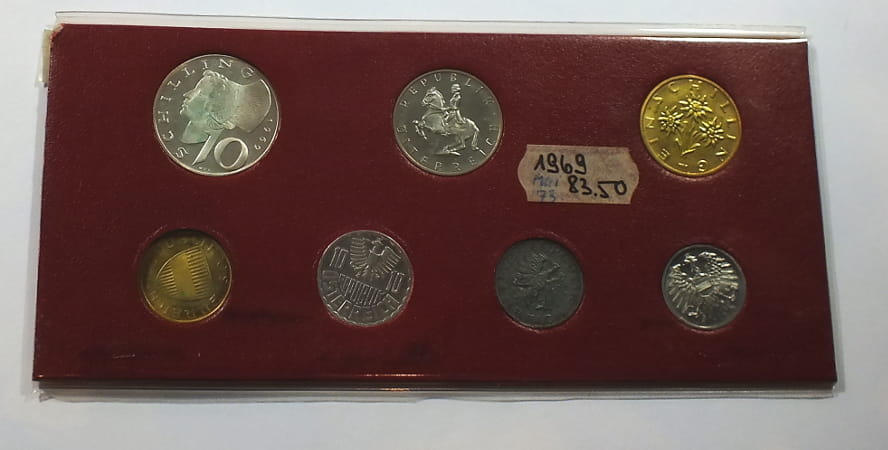 SET Austria 1969 PROOF