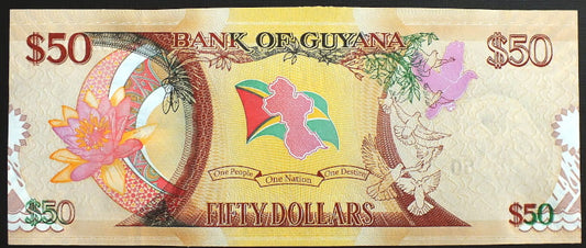 50 Dolarów  - Gujana