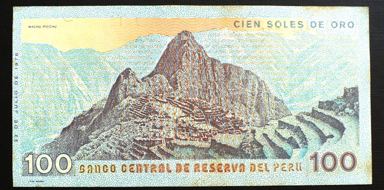 100 Soles de Oro - PERU 1976