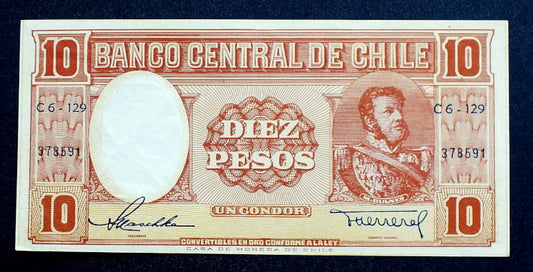 10 Pesos - Chile 1947 r.