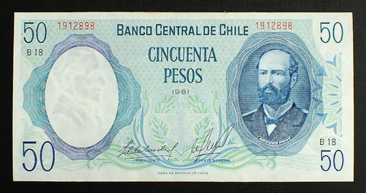 50 Pesos - Chile 1981 r.