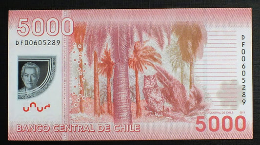 5000 Pesos - Chile 2011 r.