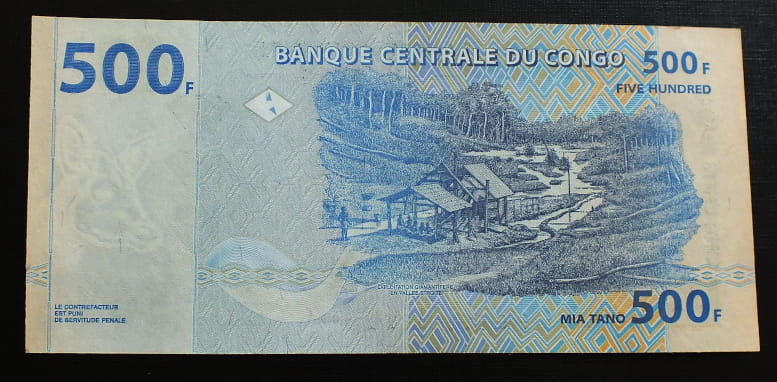 500 Francs - Kongo