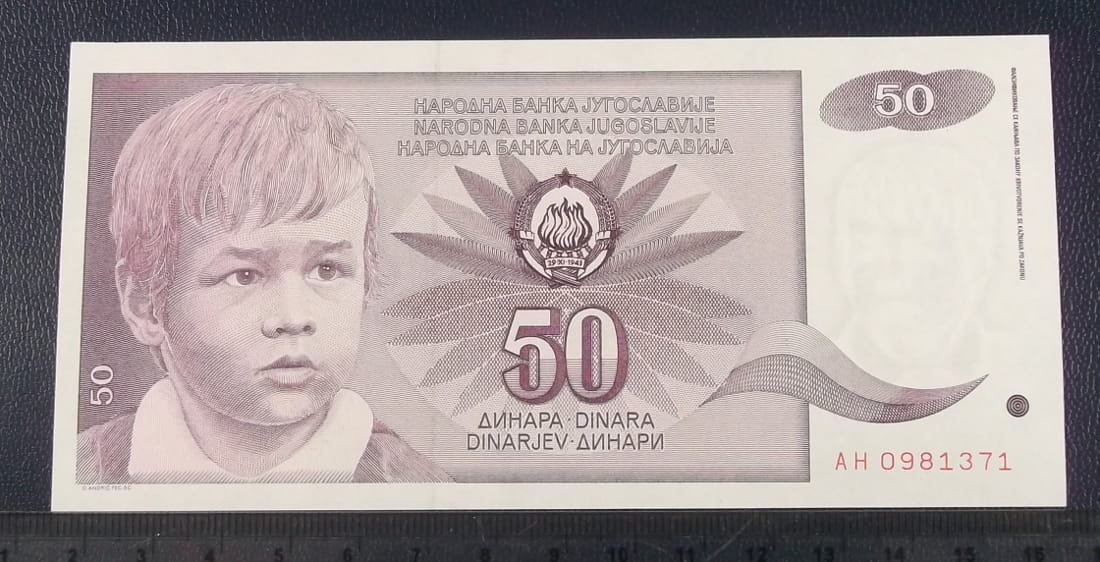 50 dinarów JUGOSŁAWIA
