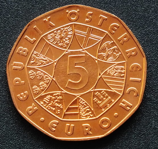 5 euro The Home of The Waltz - Austria