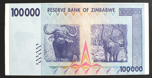 100 000 Dollars - Zimbabwe 2008 r.