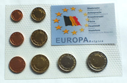 Zestaw monet EURO - Belgia