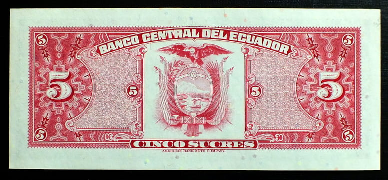 5 Sucres - Ekwador