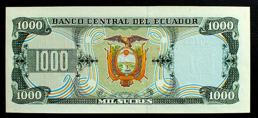 1000 Sucres - Ekwador 1986 r.