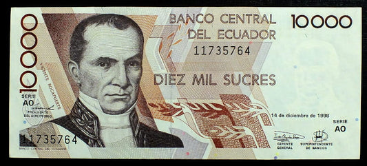 10000 Sucres - Ekwador
