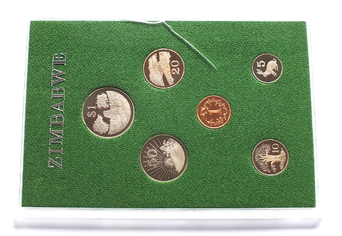 Set Zimbabwe 1980 PROOF  - ALEGAN