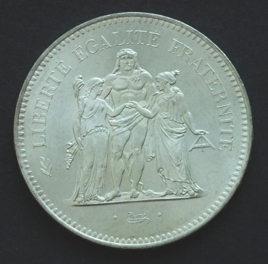 50 Franków Herkules 1975  30 g AG  .900