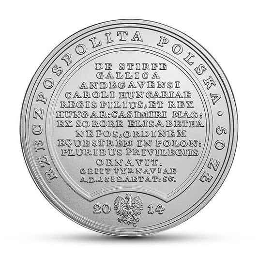 50 zł Skarby Stanisława Augusta – Ludwik Węgierski