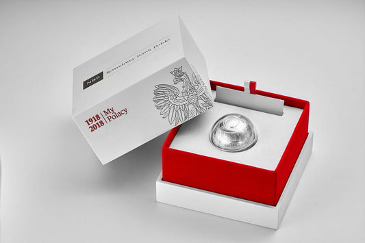 100 zł kula  100. rocznica odzyskania przez Polskę niepodległości