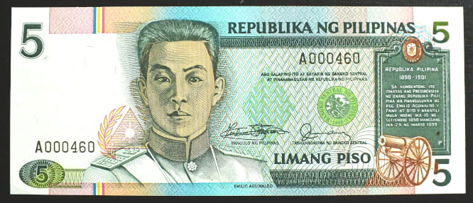 5 Piso - Filipiny  1985 r.