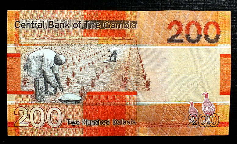 200 Dalasis - Gambia 2019 r.
