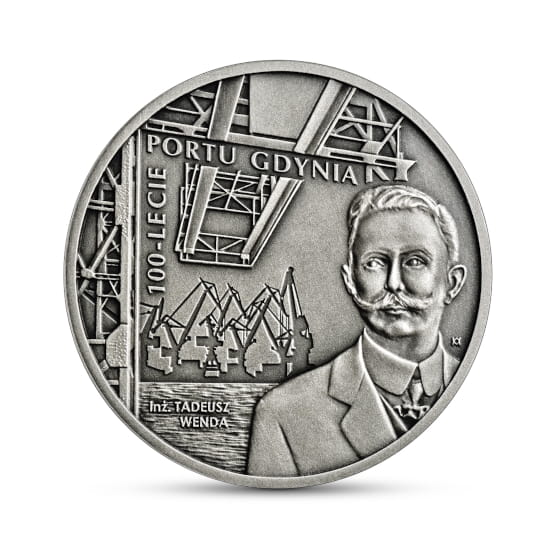 Moneta 20 zł  100-lecie Portu Gdynia