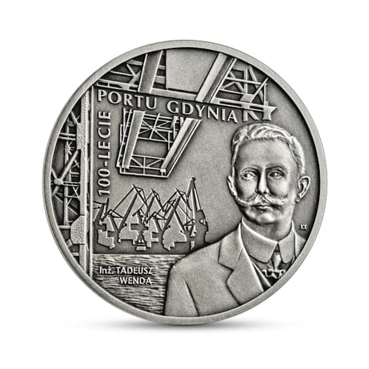 Moneta 20 zł  100-lecie Portu Gdynia