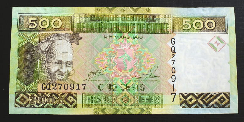500 Franków - Gwinea