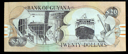20 Dolarów - Gujana