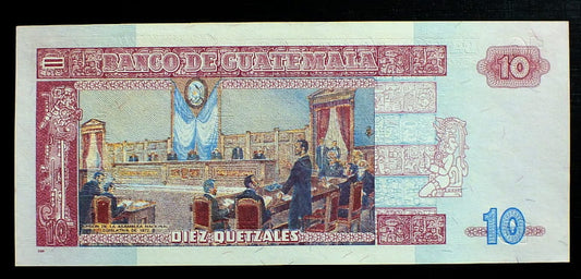 10 Quetzales - Gwatemala 2007 r.