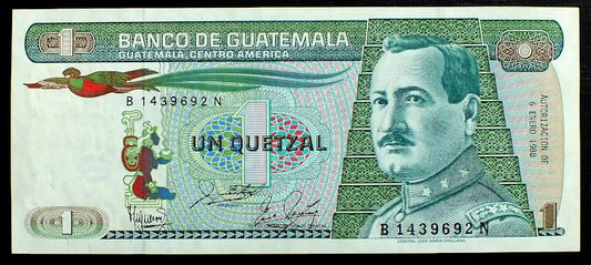 1 Quetzal - Gwatemala 1988 r.