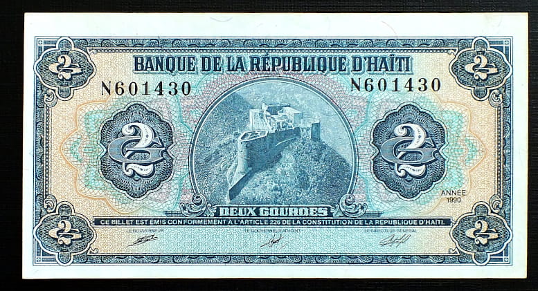 2 Gourdes - Haiti 1990 r.