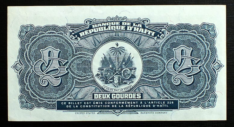 2 Gourdes - Haiti 1990 r.