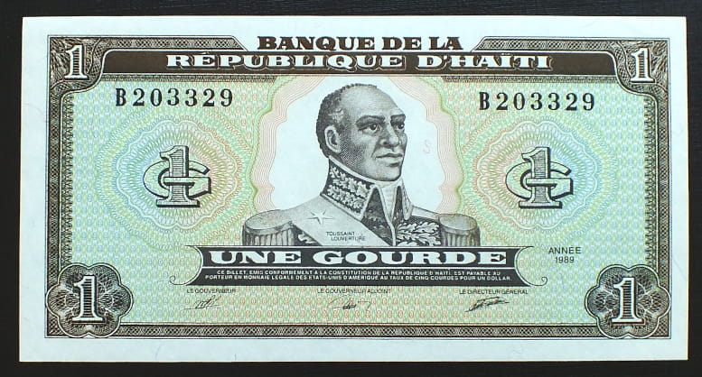 1 Gourdes - Haiti 1989 r.