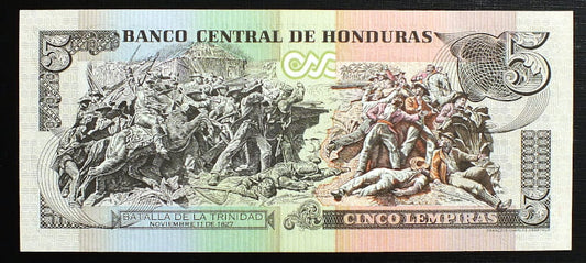 5 Lempiras - Honduras 2014 r.