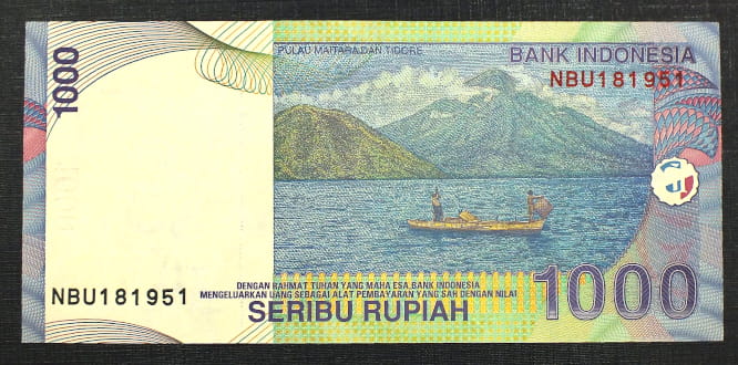 1000 Rupiah - INDONEZJA