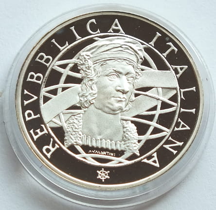 500 lirow 1989 Odkrycie Ameryki 1492-1992 proof