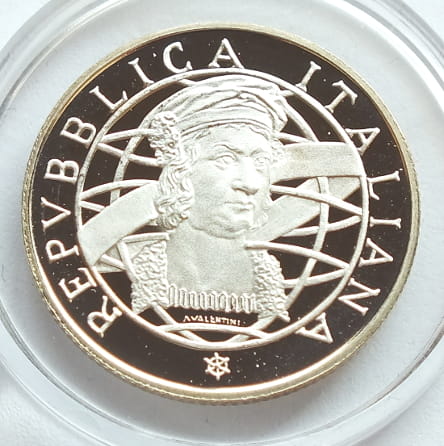 200 lirow 1989 Odkrycie Ameryki 1492-1992 proof